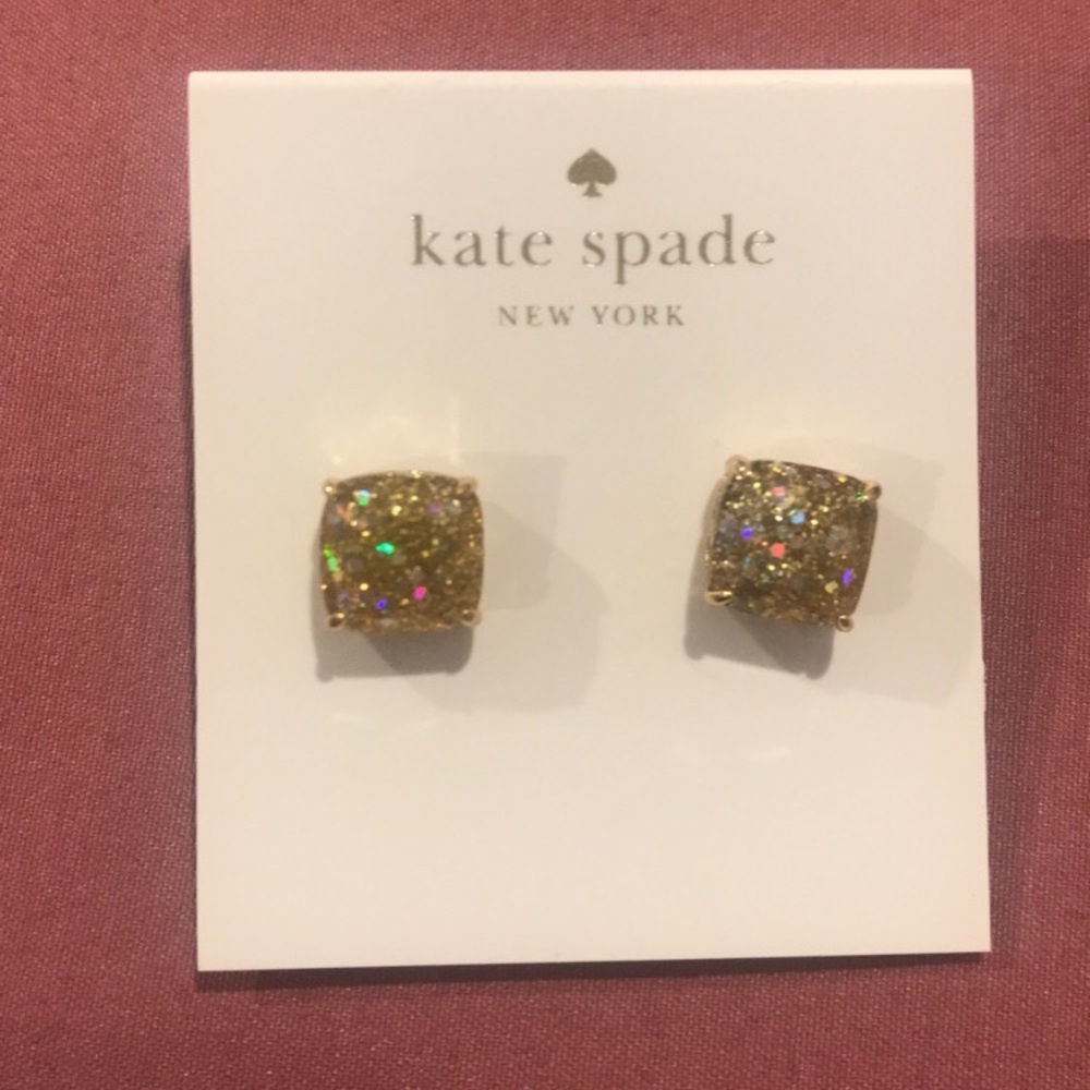 Kate Spade Gold Sparkle Studs